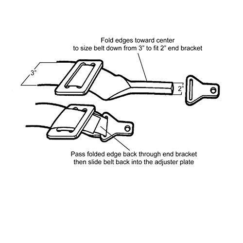 Simpson Racing 29061BL Latch and Link 62″ Blue Pull Up Bolt-in Individual 5-Point Harness System