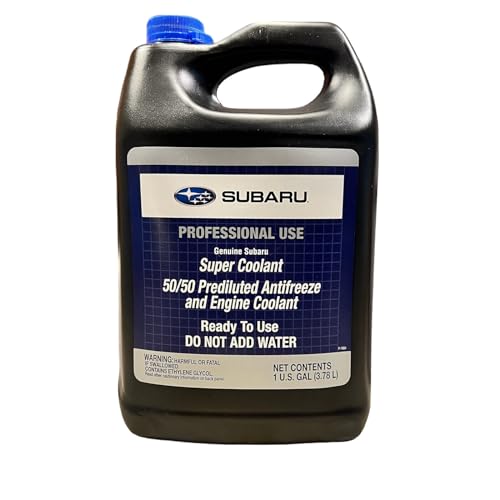 Subaru Genuine Super Coolant Blue Prediluted SOA868V9272 1 Gallon Pre Mixed 50/50 2009 and Newer Ascent BRZ Crosstrek Forester Impreza Legacy Outback WRX | Pre Mixed 50/50, 2009 and Newer, Ascent BRZ Crosstrek Forester Impreza Legacy Outback WRX