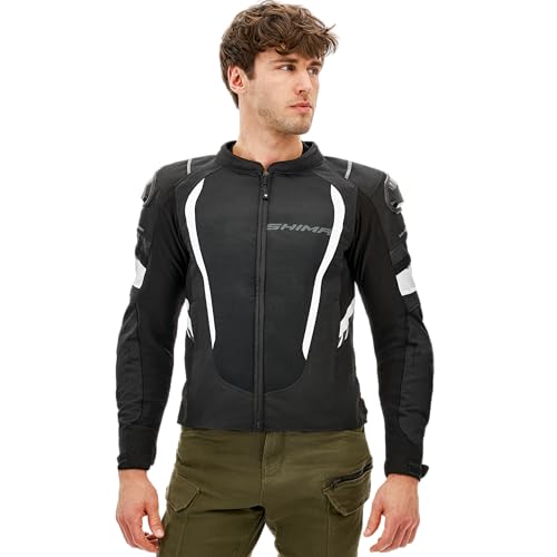 SHIMA MeshPro 2.0 Motorcycle Jacket Men AirForce Back Protector Armour Riding Summer Mesh Bikers Ventilated Lightweight