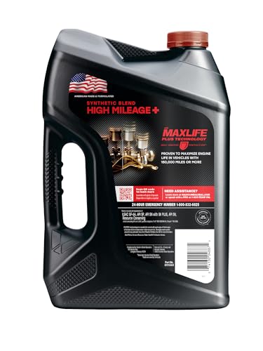 Valvoline High Mileage 150K with Maxlife Plus Technology 5W-30 Motor Oil 5 Quart
