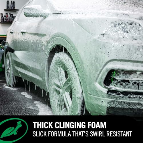 Turtle Wax Hybrid Solutions Pure Wash, pH Neutral Extreme Foaming Car Wash Soap, Bucket or Foam Cannon Application, Won’t Strip Waxes or Coatings, Clay Bar Lubricant, Spot-Free Clean, 64 fl oz
