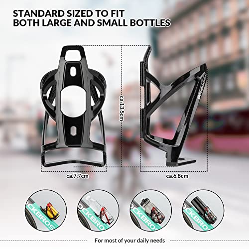 ROCKBROS Bike Water Bottle Holder Ultralight Bottle Cages with Screws Tool | Universal Bike Cup Holder Rack for Road MTB Bike