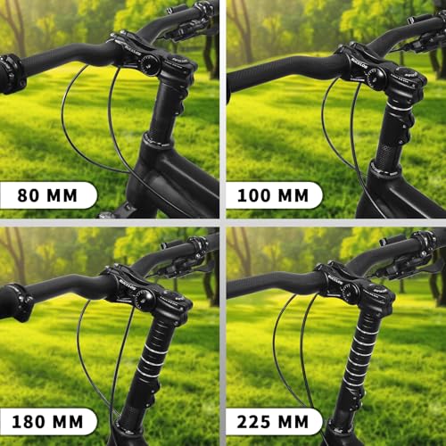 BUCKLOS Bike Stem Riser Handlebar Extender for MTB 1-1/8″ 28.6mm Bike Fork