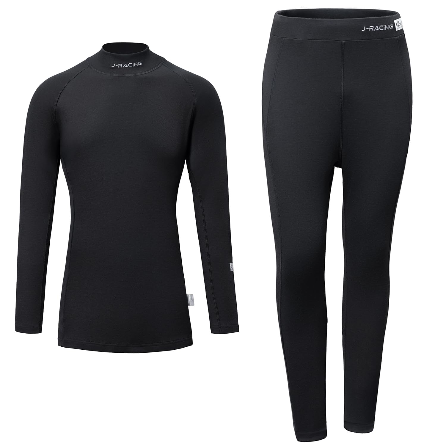 J-RACING® Racing Underwear Set SFI 3.3 Certified 100% Aramid - Fire-Resistant Shirt & Pants for Auto/Kart Racing