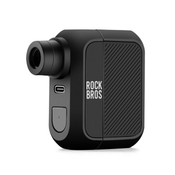 ROCKBROS Mini Bike Pump Portable Electric Bike Tire Pump 100PSI | Rechargeable, Presta Schrader Valve,Small Cycling Accessories,Road,Mountain Bike