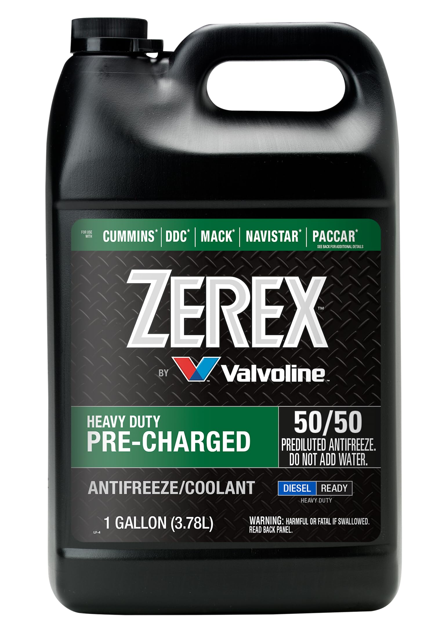 Zerex Pre-Charged Heavy Duty (HD) 50/50 Prediluted Ready-to-Use Antifreeze/Coolant 1 GA