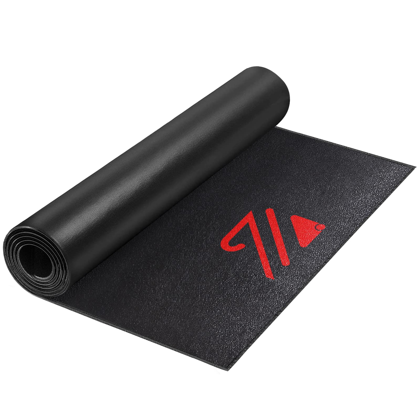BUCKLOS Treadmill Mat for Hardwood Floors/Carpet/Tile 6mm Thick - Exercise Equipment Mats for Peloton/Nordictrack Indoor Cycling Under Floor/Hard Wood/Concrete Protect | 6MM thick 36"x84" Treadmill mat for carpet and hardwood floors Non-slip surface reduce vibration and workout noise