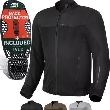SHIMA OPENAIR Motorbike Jacket for Men - Lightweight Breathable Summer Mesh Mens City Biker Jacket