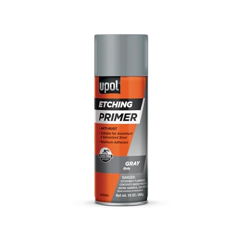 U-POL Etching Primer, Strong-Hold, Gray | Premium Quality Primer Spray For Bare Metals With Anti-Rust Technology