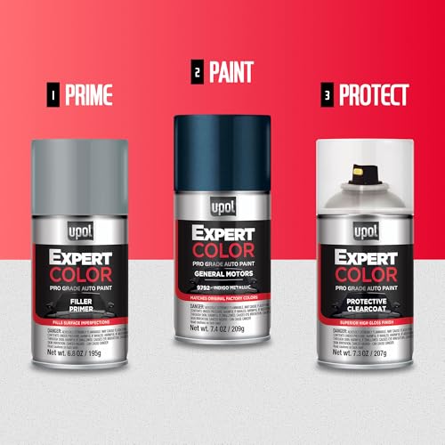 U-POL Expert Color Protective Clearcoat, Clear | Automotive Clearcoat Spray Paint, Professional Grade, Easy-To-Use