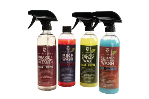 SILCA Ultimate SPA Disc Brake Cleaner and Bike Chain Cleaner – 16oz Spray | Step 1: Purple foam formula encapsulates grit and grime, safe on disc brakes, chains and cassettes, spray bottle