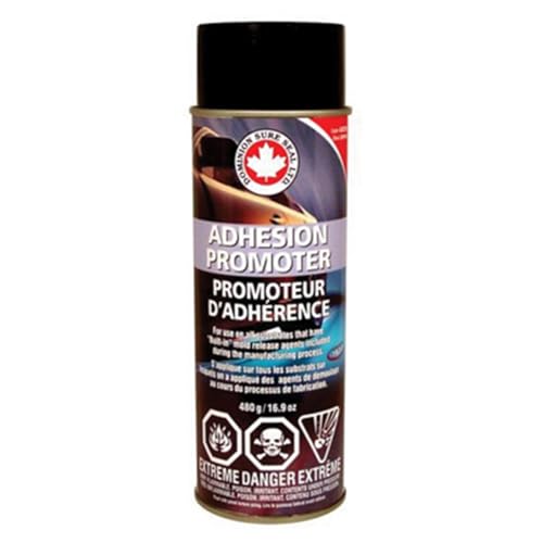 Dominion Sure Seal Adhesion Promoter Spray – Automotive Primer for Plastic, Chrome, Rustoleum, and Car Paint – Ideal for Spray Paint, Bed Liner, Clear Coat, Headliner Adhesive – 16.9 oz