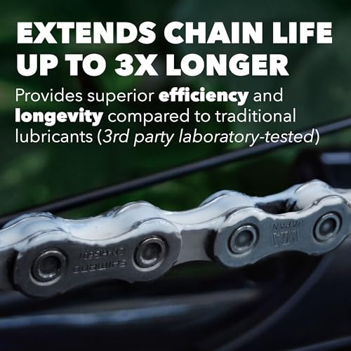 SILCA Super Secret Bike Chain Lube – Liquid Chain Wax to Clean, Smooth & Silence – Ultra Fast Bike Lube – Special Formula for Friction Reduction & Improved Wattage Output in All Weather