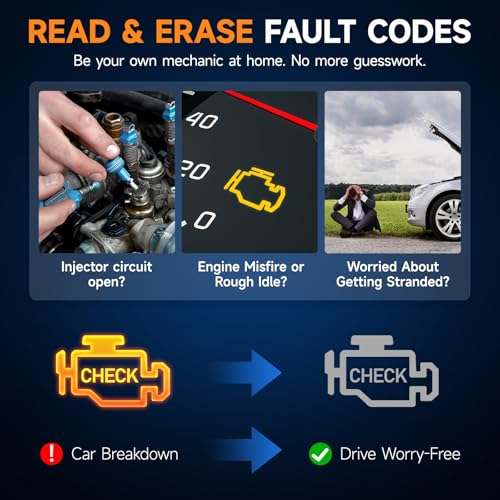 FOXWELL NT301 OBD2 Scanner Live Data Professional Mechanic OBDII Diagnostic Code Reader Tool for Check Engine Light
