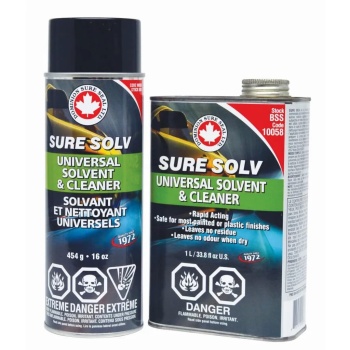 Dominion Sure Seal Sure Solv Cleaner and Surface Prep - Powerful Multi-Surface Cleaning Supplies for Stainless Steel, Windows, Showers, Grout, Walls