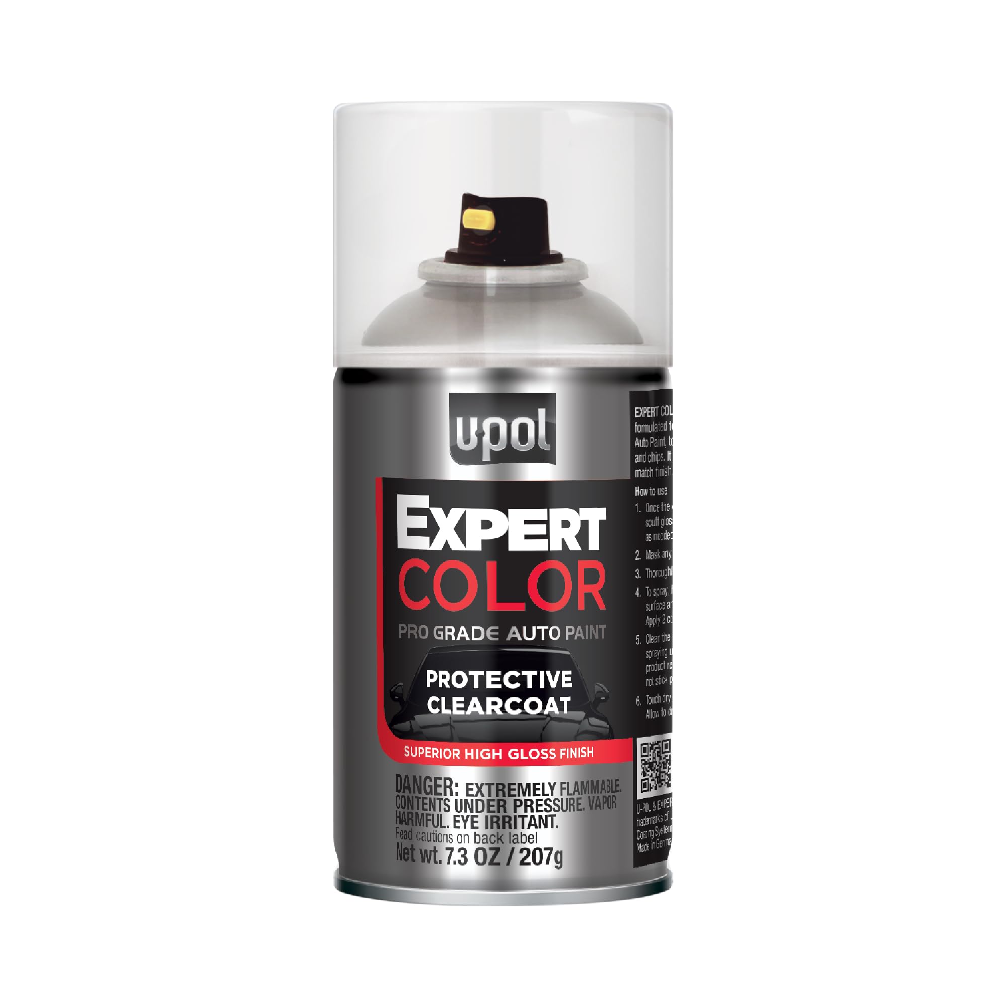 U-POL Expert Color Protective Clearcoat, Clear | Automotive Clearcoat Spray Paint, Professional Grade, Easy-To-Use